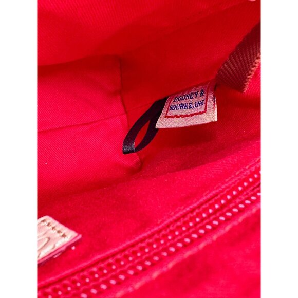 Dooney & Bourke Aqua Gingham and Vachetta Pouchette Crossbody Bag NWT *READ* - Picture 12 of 16